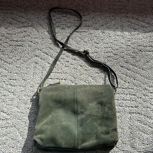 Margot green suede purse - Picture 5 of 7